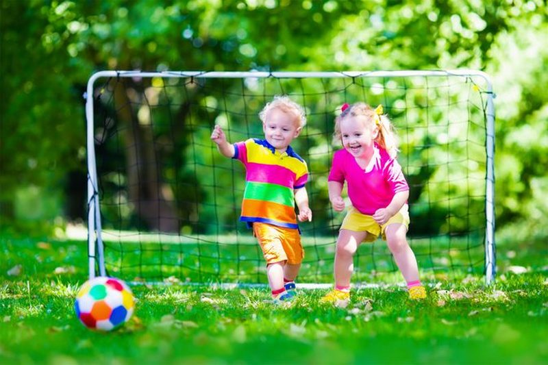 Фото: детские ворота футбольные