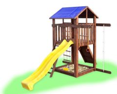 Детский домик Babygrai -1 с горкой и скалолазкой купить недорого