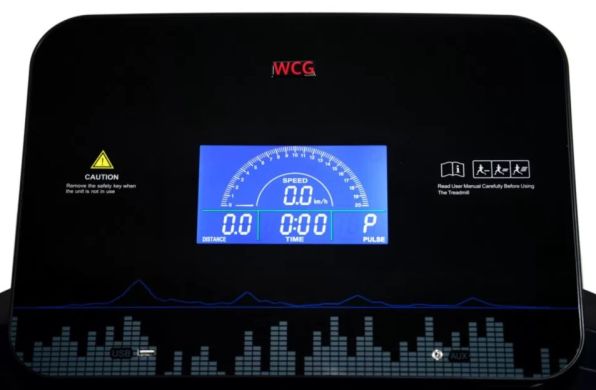 Беговая дорожка электрическая WCG 086M + Гантели + Массажер фото товара