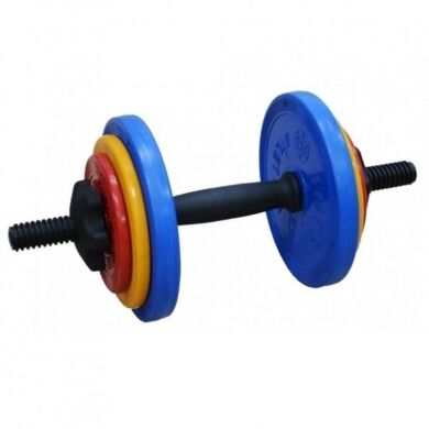 Гантель наборная InterAtletika 8,82 кг. цветная фото товара