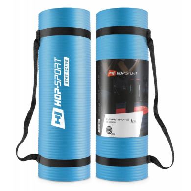 Мат для фитнеса Hop-Sport HS-N010GM 1 см light blue фото товара