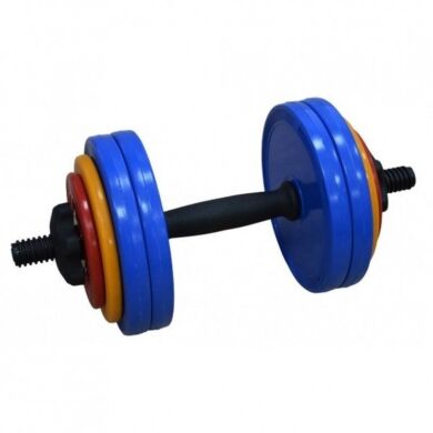 Гантель наборная InterAtletika 15 кг. цветная фото товара