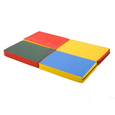 Гимнастический складной мат SportBaby Пятнашка 120х80x8 см фото товара