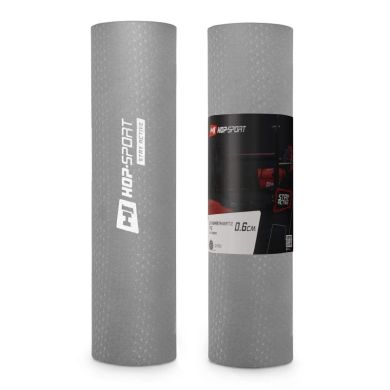 Мат для фитнеса Hop-Sport TPE 0,6 см HS-T006GM grey купить недорого