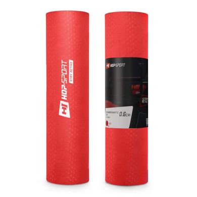 Мат для фитнеса Hop-Sport TPE 0,6 см HS-T006GM red фото товара