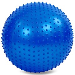 Мяч для фитнеса (фитбол) массажный 65см Zelart FI-1987-65 купить недорого