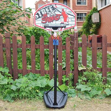 Баскетбольная стойка SBA S881R детская 66x46 см фото товара