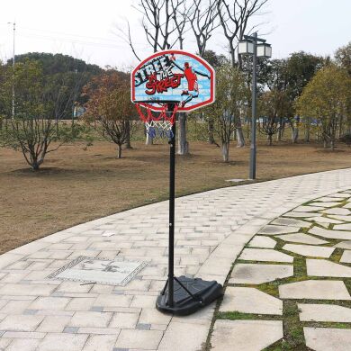 Баскетбольная стойка SBA S881R детская 66x46 см фото товара