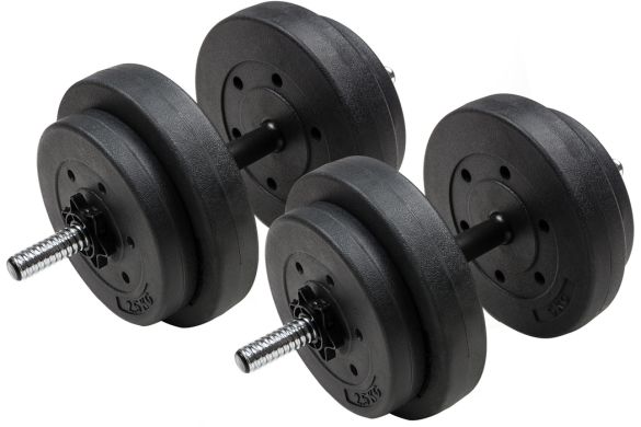 Гантелі композитні Trex Sport 2х15 кг фото товару