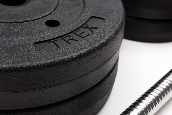 Гантелі композитні Trex Sport 2х20 кг фото товару