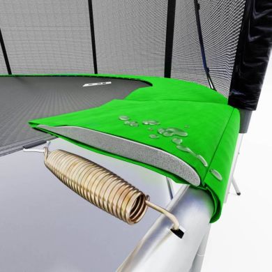 Батут Hop-Sport 10ft (305cm) green с внутренней сеткой 3 ноги фото товара
