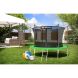Изображение и фото Батут Hop-Sport 10ft (305cm) green с внутренней сеткой 3 ноги, галерея