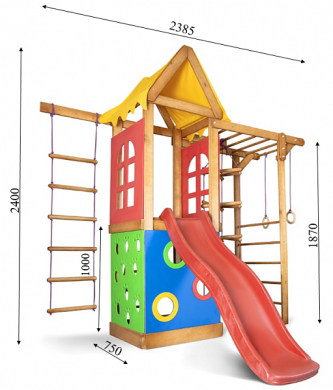 Дитячий ігровий комплекс SportBaby Babyland-22 фото товару