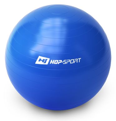 Фітбол Hop-Sport 65cm blue + насос фото товару