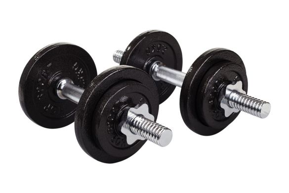 Гантелі металеві Hop-Sport Strong 1х10 кг фото товару