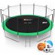 Зображення та фото Батут Hop-Sport 16ft (488cm) green з внутрішньою сіткою, галерея