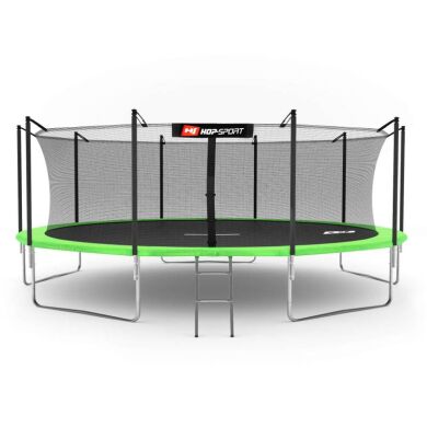 Батут Hop-Sport 16ft (488cm) green з внутрішньою сіткою фото товару