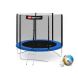Изображение и фото Батут Hop-Sport 8ft (244cm) blue с внешней сеткой, галерея