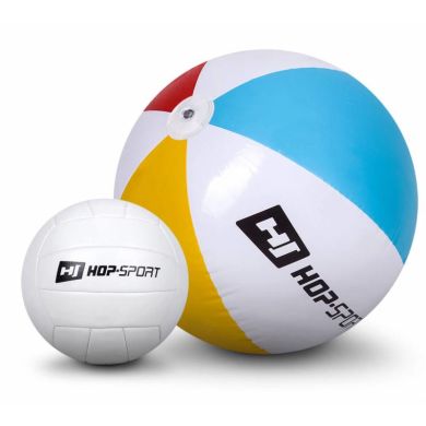 Батут Hop-Sport 8ft (244cm) blue с внешней сеткой фото товара