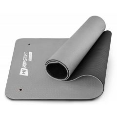 Мат для фитнеса с отверстиями Hop-Sport TPE 0,8 см HS-T008GM grey купить недорого