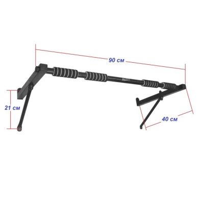 Настінний турнік прямий 90 см HOME фото товару