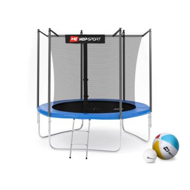 Батут Hop-Sport 8ft (244cm) blue с внутренней сеткой фото товара