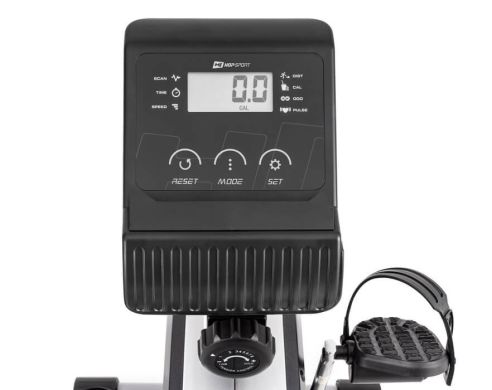 Горизонтальный велотренажер Hop-Sport HS-2050L Beat серебристый фото товара