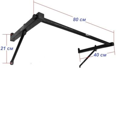 Настінний турнік прямий 80 см HOME фото товару