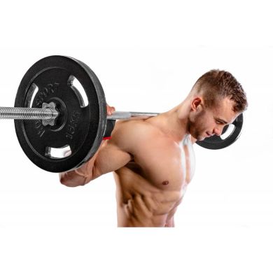 Набір штанга + гантелі Strong 96 кг купити Набір штанга + гантелі Strong 96 кг фото товару