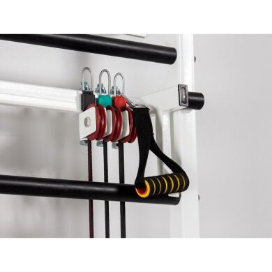 Шведська стінка із системою еспандерів Крос-Тренер білий ТМ Ладас фото товару