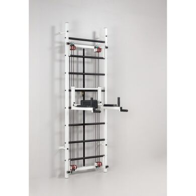 Шведська стінка із системою еспандерів Крос-Тренер білий ТМ Ладас фото товару