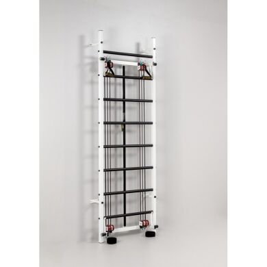 Шведська стінка із системою еспандерів Крос-Тренер білий ТМ Ладас фото товару