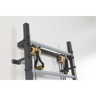 Шведська стінка із системою еспандерів Крос-Тренер чорний ТМ Ладас фото товару