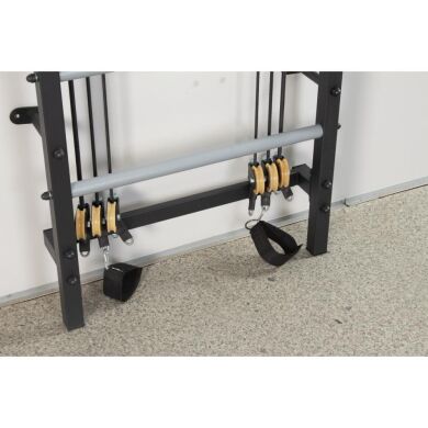 Шведська стінка із системою еспандерів Крос-Тренер чорний ТМ Ладас фото товару