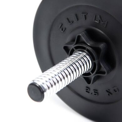 Гантель композитний Elitum 21 кг фото товару