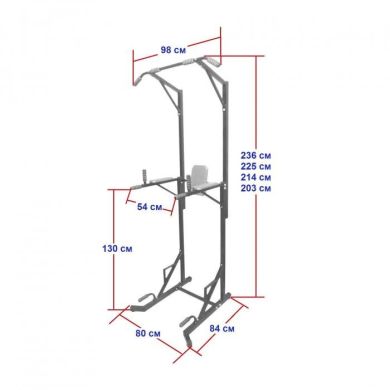 Стійка турнік + бруси HOME фото товару