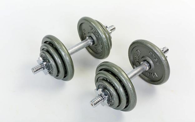 Гантели Zelart TA-1920-20 2x20 кг фото товара