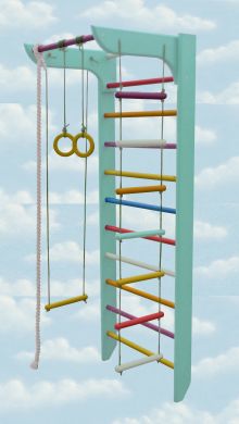 Спортивний куточок Kindersport &laquo;Ельф&raquo; середній (сосна) фото товару