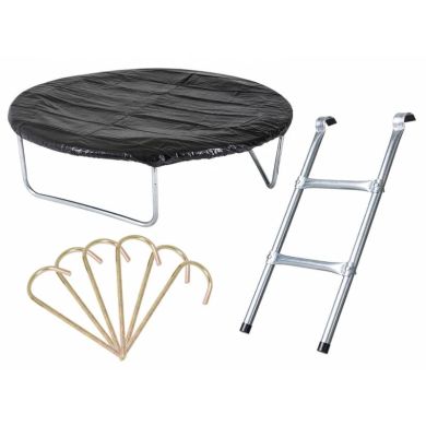 Батут Hop-Sport 12ft (366cm) green із зовнішньою сіткою фото товару