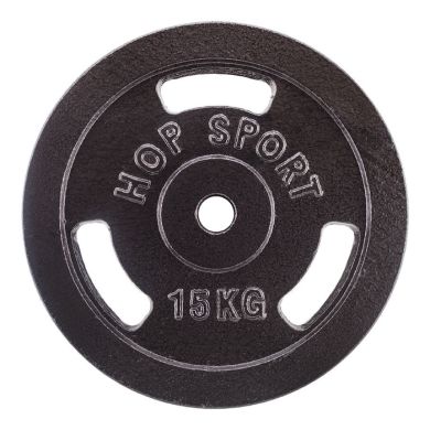 Диск металлический Hop-Sport 15 кг купить Диск металлический Hop-Sport 15 кг фото товара