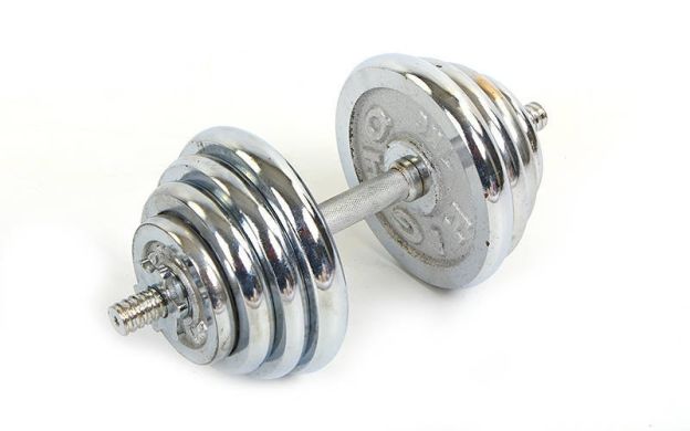 Гантелі хромовані Zelart TA-0032-40CH 2х40 кг фото товару