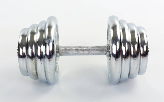 Гантели хромированные Zelart TA-2453-40CH 2x40 кг фото товара