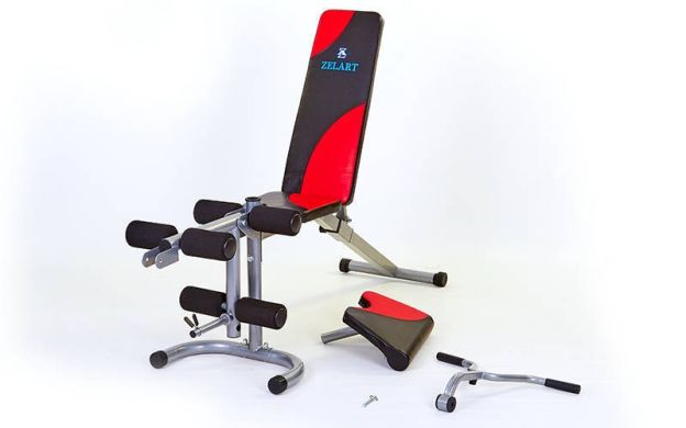 Скамья атлетическая с приставкой Скотта Zelart BH2270А