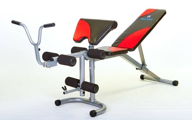 Скамья атлетическая с приставкой Скотта Zelart BH2270А