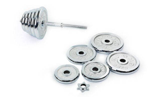 Гантели хромированные Zelart ТА-1435-50CH 2х50 кг фото товара