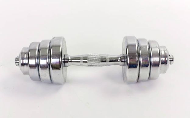 Гантели хромированные Zelart TA-8007-20CH 2х20 кг фото товара