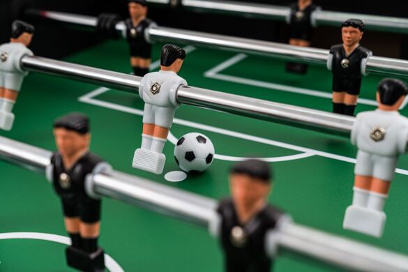 Настільний футбол HOP-SPORT ULTRA Чорно-білий фото товару