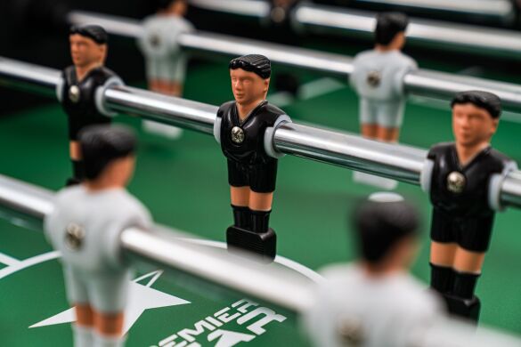 Настільний футбол HOP-SPORT ULTRA Чорно-білий фото товару