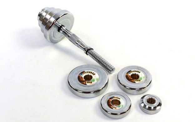 Гантели хромированные Zelart TA-8007-25CH 2x25 кг фото товара