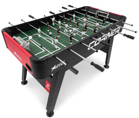Настільний футбол Hop-Sport Corner Чорно-червоний фото товару
